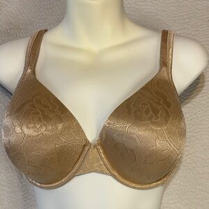 Vanity Fair Tan Full-Coverage Bra with Seamless Design